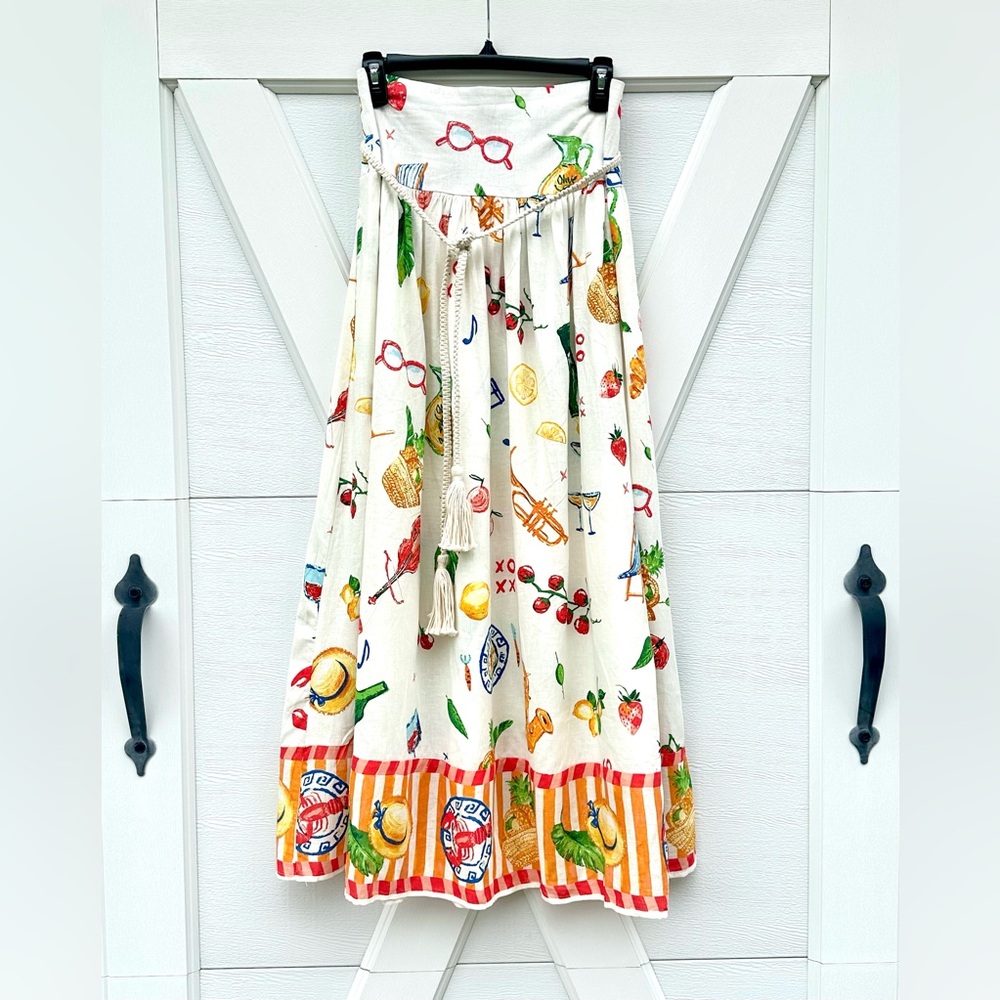 NWT Calypso St. Barth Party Time Maxi Skirt